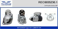 RECOFICIAL 60352301 - Motor de arranque