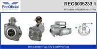 RECOFICIAL 60352331 - Motor de arranque