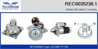 RECOFICIAL 60352381 - Motor de arranque