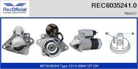 RECOFICIAL 60352410 - Motor de arranque