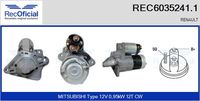 RECOFICIAL 60352411 - Motor de arranque