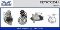 RECOFICIAL 60352541 - Motor de arranque