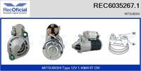 RECOFICIAL 60352671 - Motor de arranque