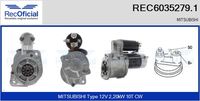 RECOFICIAL 60352791 - Motor de arranque