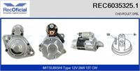 RECOFICIAL 60353251 - Motor de arranque