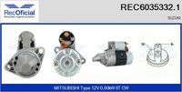 RECOFICIAL 60353321 - Motor de arranque