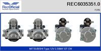 RECOFICIAL 60353510 - Motor de arranque