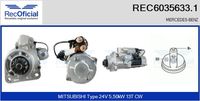 RECOFICIAL 60356331 - Motor de arranque