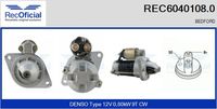 RECOFICIAL 60401080 - Motor de arranque