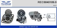 RECOFICIAL 60401090 - Motor de arranque