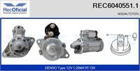 RECOFICIAL 60405511 - Motor de arranque