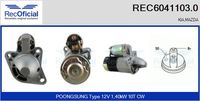 RECOFICIAL REC60411030 - Motor de arranque