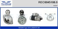 RECOFICIAL REC60451080 - Motor de arranque