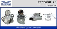 RECOFICIAL 60461171 - Motor de arranque