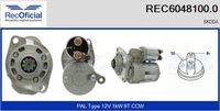 RECOFICIAL 60481000 - Motor de arranque