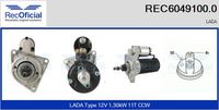 RECOFICIAL 60491000 - Motor de arranque