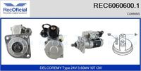 RECOFICIAL REC6060600.1 - Motor de arranque