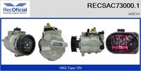 RECOFICIAL SAC730001 - Compresor, aire acondicionado