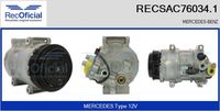 RECOFICIAL SAC760341 - Compresor, aire acondicionado