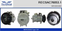 RECOFICIAL SAC760531 - Compresor, aire acondicionado