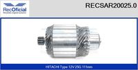 RECOFICIAL SAR200250 - Inducido, motor de arranque