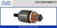 RECOFICIAL RECSAR360010 - Inducido, motor de arranque