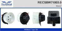 RECOFICIAL SBW710030 - Ventilador habitáculo