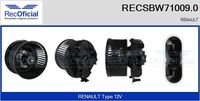 RECOFICIAL SBW710090 - Ventilador habitáculo