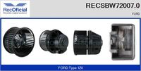 RECOFICIAL SBW720070 - Número de fabricación: EWN-FR-008<br>Vehículo con dirección a la izquierda / derecha: para vehíc. dirección a la derecha<br>