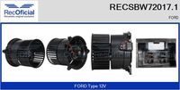 RECOFICIAL SBW720171 - Ventilador habitáculo