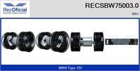 RECOFICIAL SBW750030 - para OE N°: 64118390208<br>Restricción de fabricante: QUALITY<br>