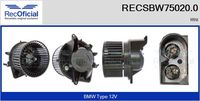 RECOFICIAL SBW750200 - Ventilador habitáculo