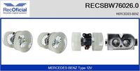 RECOFICIAL SBW760260 - Ventilador habitáculo