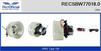 RECOFICIAL SBW770180 - Ventilador habitáculo