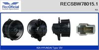 RECOFICIAL SBW780151 - Ventilador habitáculo