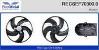 RECOFICIAL SEF703000 - Ventilador, refrigeración del motor