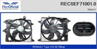 RECOFICIAL SEF710010 - Motor eléctrico, ventilador del radiador