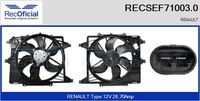 RECOFICIAL SEF710030 - Motor eléctrico, ventilador del radiador