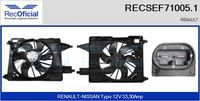 RECOFICIAL RECSEF710051 - Motor eléctrico, ventilador del radiador