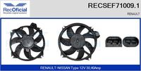 RECOFICIAL SEF710091 - Motor eléctrico, ventilador del radiador