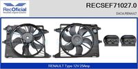 RECOFICIAL SEF710270 - Equipamiento de vehículo: para vehículos con climatizador<br>Equipamiento de vehículo: para vehículos con prolongación de intervalo mantenimiento<br>Tensión [V]: 12<br>Corriente de carga alternador [A]: 24,20<br>Diámetro 1 [mm]: 385<br>Potencia de corte [W]: 290<br>Velocidad de régimen [1/min]: 1<br>Vehículo con dirección a la izquierda / derecha: para dirección izquierda/derecha<br>Versión: .0<br>para fabricante volante: DACIA<br>para fabricante volante: RENAULT<br>