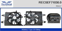 RECOFICIAL SEF710300 - Motor eléctrico, ventilador del radiador