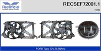 RECOFICIAL SEF720011 - Motor eléctrico, ventilador del radiador