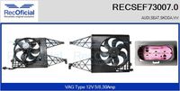 RECOFICIAL SEF730070 - Motor eléctrico, ventilador del radiador