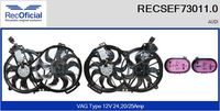 RECOFICIAL SEF730110 - Equipamiento de vehículo: para vehículos con climatizador<br>Equipamiento de vehículo: para vehículos con prolongación de intervalo mantenimiento<br>Tensión [V]: 12<br>Corriente de carga alternador [A]: 24,20<br>Corriente de carga alternador [A]: 25<br>Diámetro 1/Diámetro 2 [mm]: 420/400<br>Potencia de corte [W]: 300/290<br>Vehículo con dirección a la izquierda / derecha: para dirección izquierda/derecha<br>