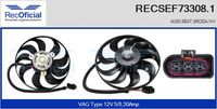 RECOFICIAL SEF733081 - Ventilador, refrigeración del motor