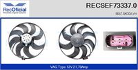 RECOFICIAL SEF733370 - Equipamiento de vehículo: para vehículos con/sin climatización<br>Equipamiento de vehículo: para vehículos sin prolongación intervalo mantenimiento<br>Tensión [V]: 12<br>Corriente de carga alternador [A]: 5<br>Corriente de carga alternador [A]: 8,30<br>Diámetro 1 [mm]: 345<br>Potencia de corte [W]: 150<br>Velocidad de régimen [1/min]: 2<br>Diámetro exterior [mm]: 360<br>Vehículo con dirección a la izquierda / derecha: para dirección izquierda/derecha<br>Versión: .1<br>Intensidad de [A]: 18,30<br>para fabricante volante: AUDI<br>para fabricante volante: SEAT<br>para fabricante volante: SKODA<br>para fabricante volante: VW<br>