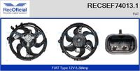 RECOFICIAL SEF740131 - Motor eléctrico, ventilador del radiador