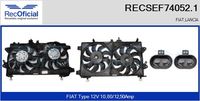 RECOFICIAL SEF740521 - Motor eléctrico, ventilador del radiador