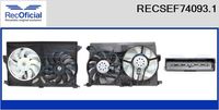 RECOFICIAL SEF740931 - Motor eléctrico, ventilador del radiador